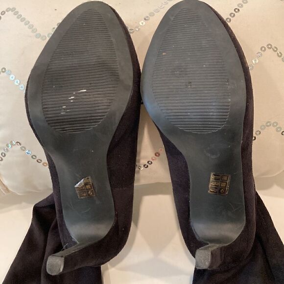 JUSTFAB GiGi Thigh-High  Boots In Black Size 7 - Picture 5 of 7